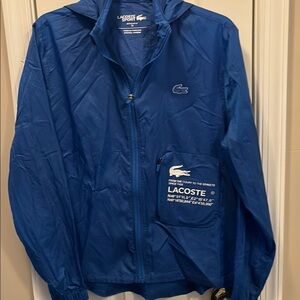 Lacoste Women's Vibrant Blue Utility Jacket